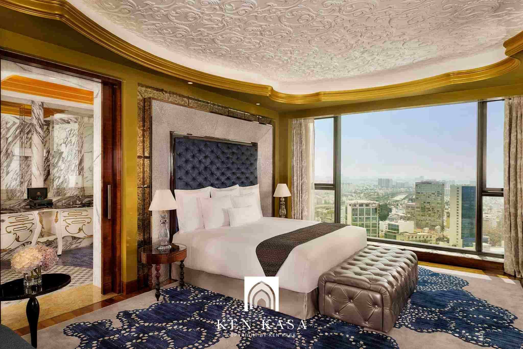 Mẫu phòng ngủ khách sạn hiện đại phòng cao cấp